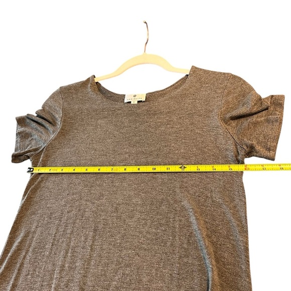 Socialite Gray T-Shirt Dress Small - Picture 3 of 5